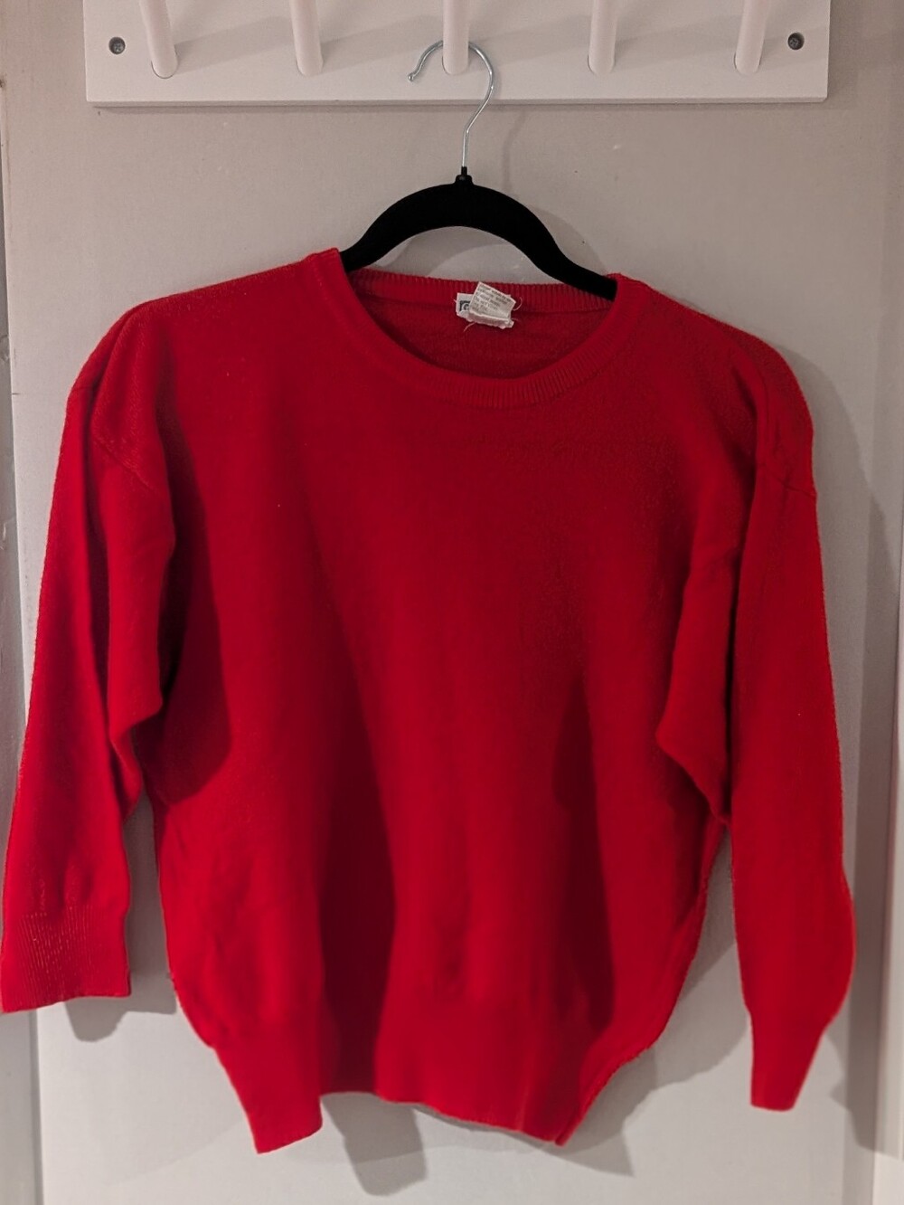 Barneys New York Red Crewneck Sweater